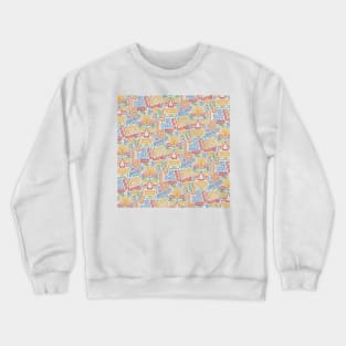 Tropical Hawaiian Mask with Colorful Design Gift Crewneck Sweatshirt